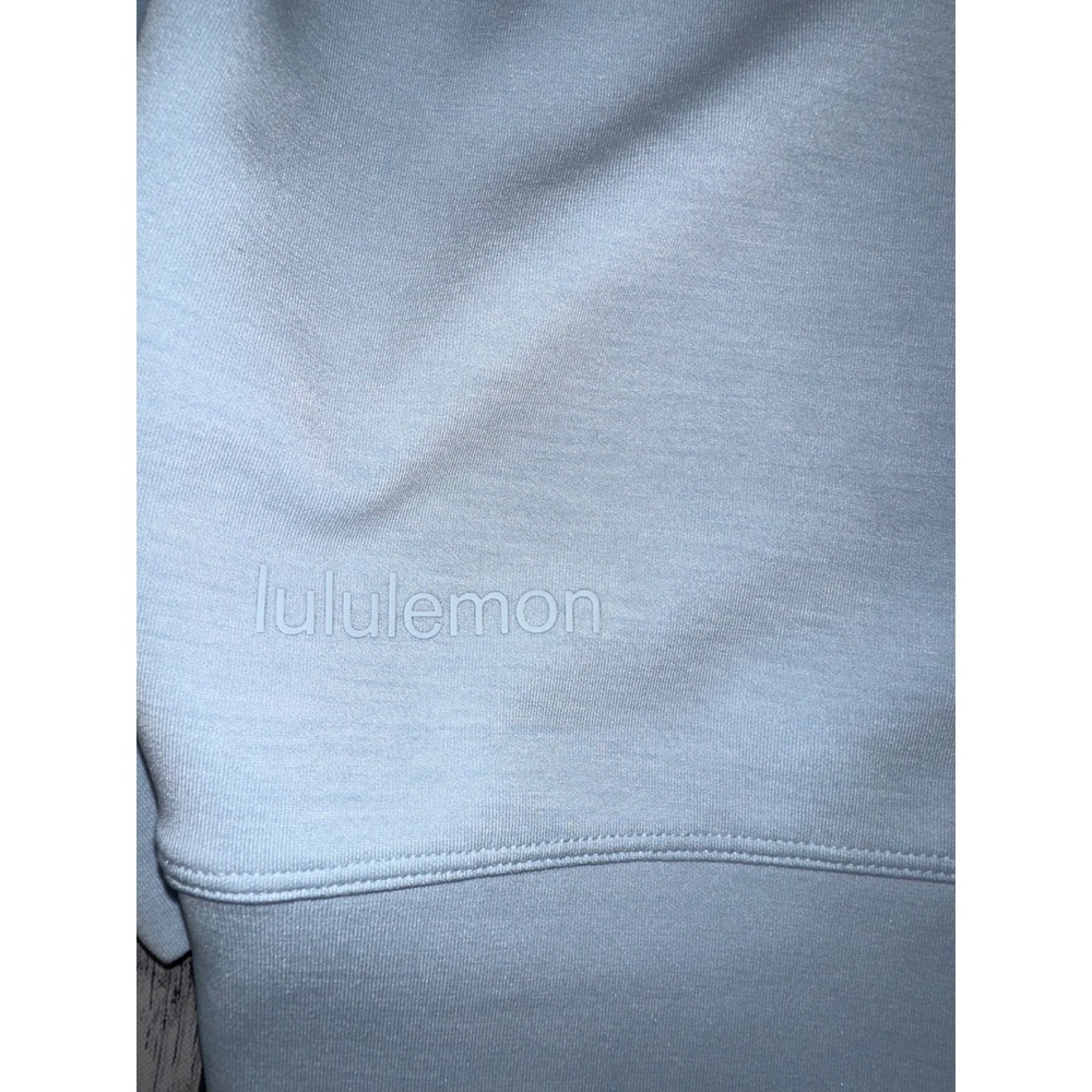 Lululemon‎ Baby Blue Cropped Crew Pullover Size 6 - Picture 8 of 8